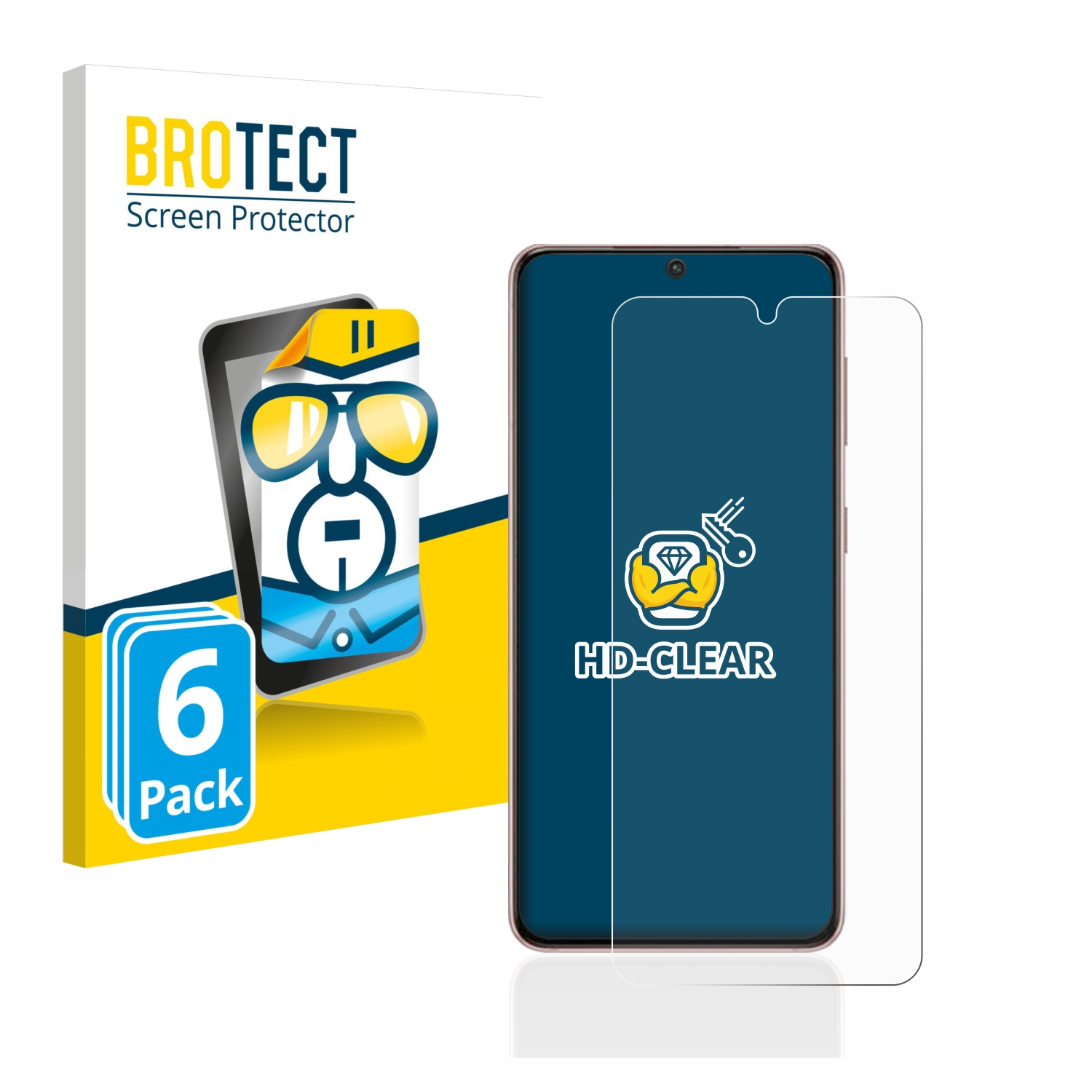 Schutzfolie(für Galaxy S21) klare Samsung 6x BROTECT