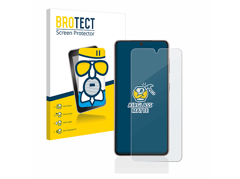 BROTECT Airglass S21) Samsung Galaxy Schutzfolie(für matte