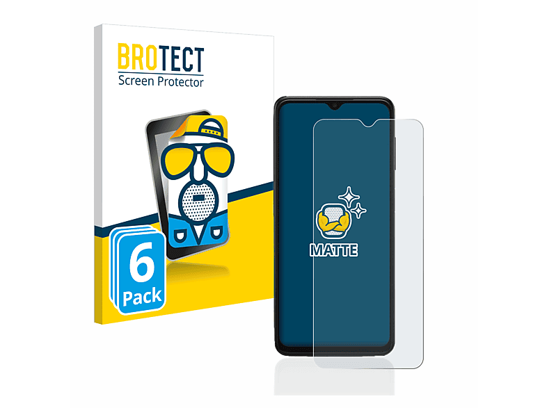 BROTECT 6x matte Schutzfolie(für Samsung Galaxy A13 5G)