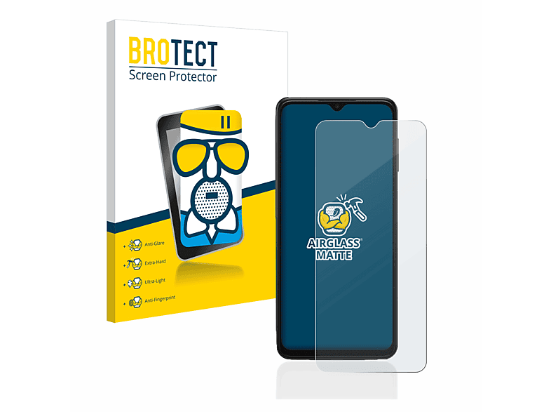 BROTECT Airglass 5G) A13 matte Samsung Galaxy Schutzfolie(für