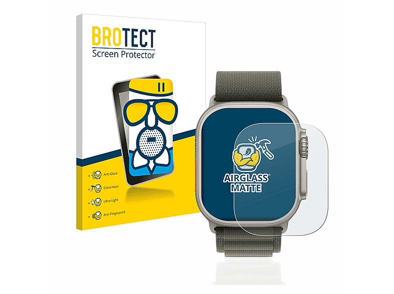 BROTECT Airglass matte Schutzfolie(für Apple Watch Ultra (49 mm))