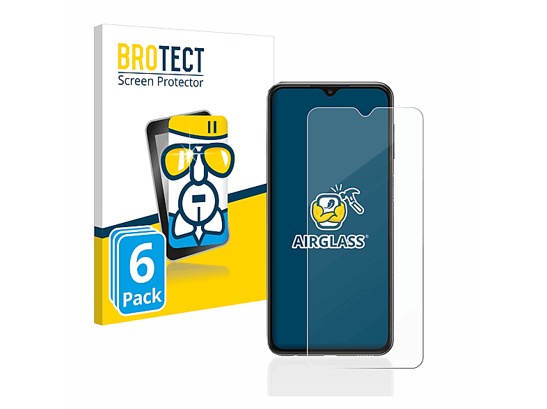 Samsung klare Galaxy BROTECT 6x 5G) Schutzfolie(für Airglass A23