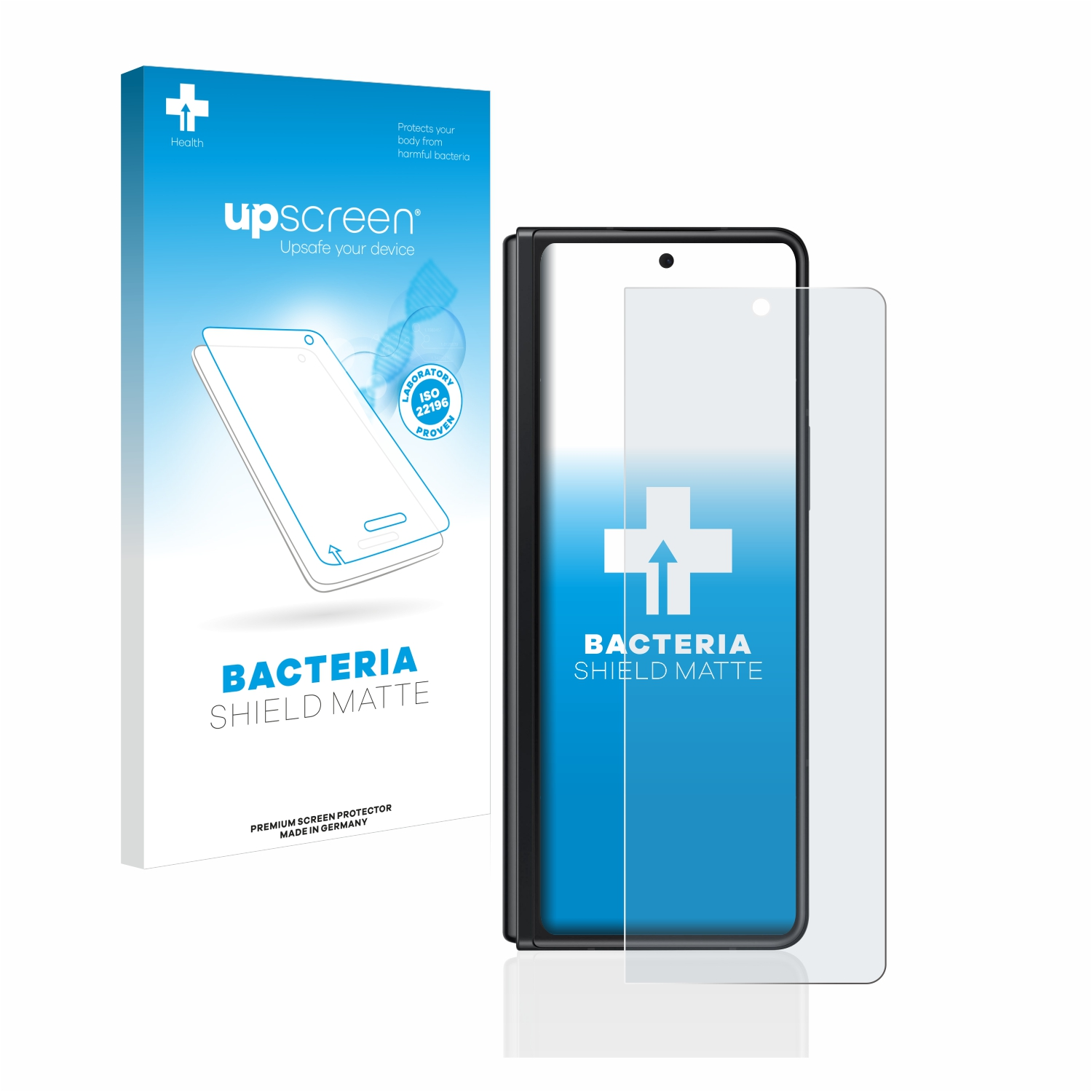 Z Fold 3 antibakteriell Schutzfolie(für Samsung matte Galaxy entspiegelt UPSCREEN 5G)