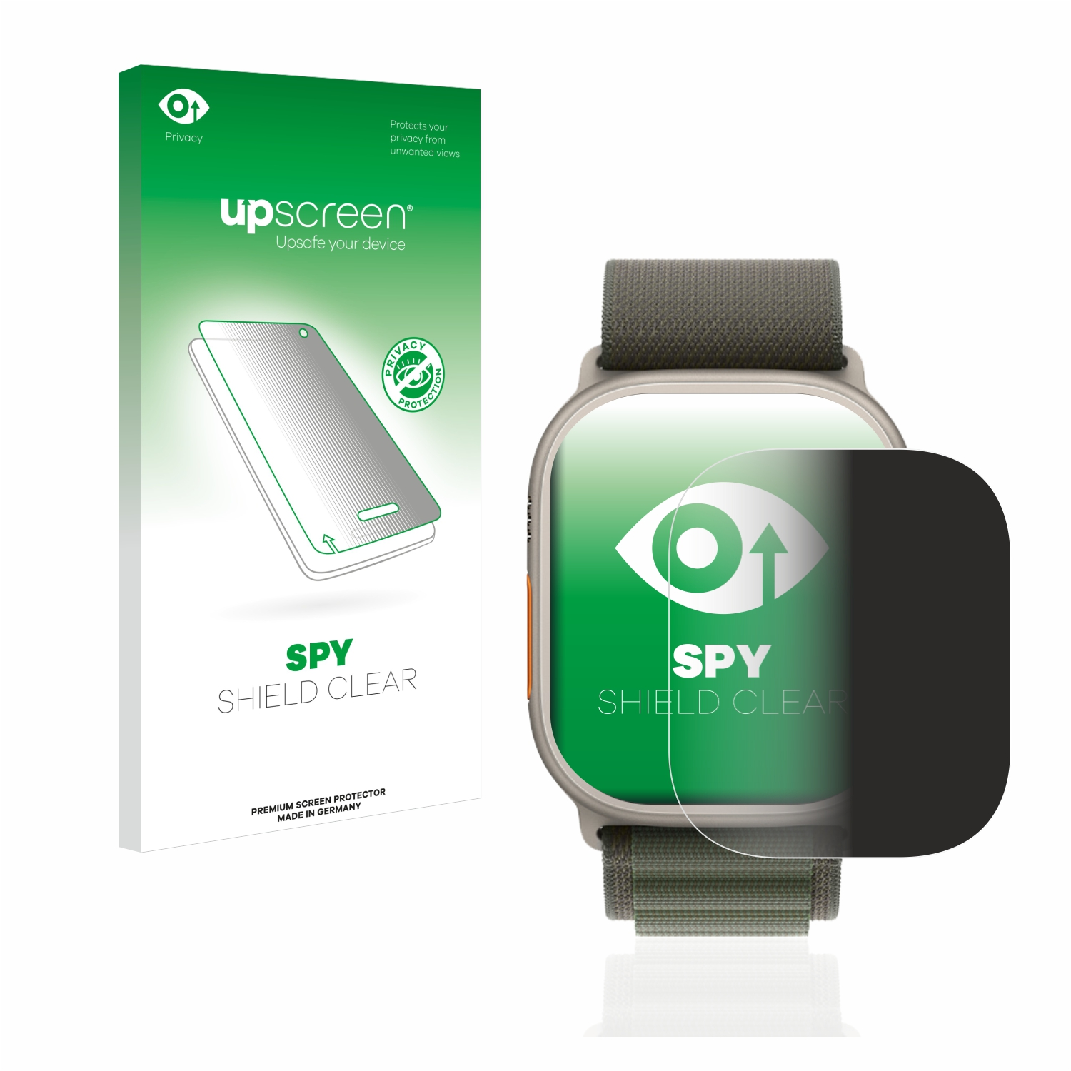 UPSCREEN Anti-Spy Schutzfolie(für Ultra mm)) Watch (49 Apple