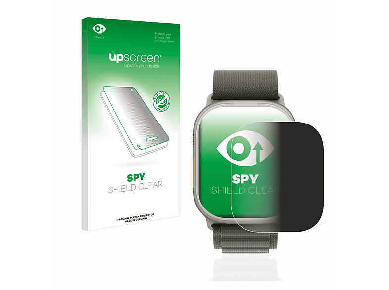 UPSCREEN Anti-Spy Schutzfolie(für Apple Watch Ultra (49 mm))