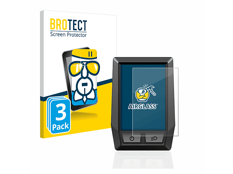 BROTECT 3x Airglass klare Schutzfolie(für Bosch Kiox)