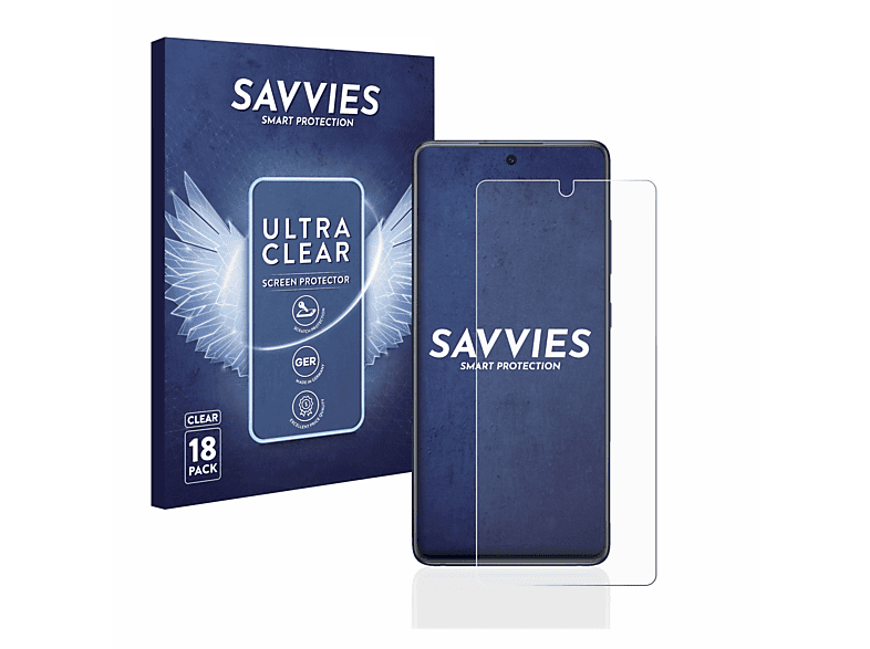 Schutzfolie(für 5G) SAVVIES Samsung 18x klare S20 Galaxy FE