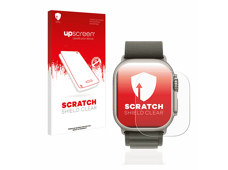 UPSCREEN Kratzschutz klare Schutzfolie(für Apple Watch Ultra (49 mm))