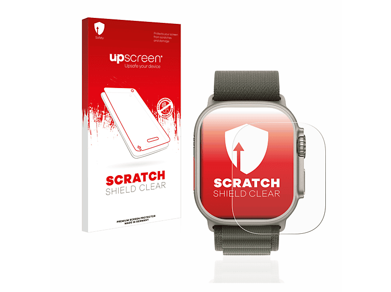 UPSCREEN Kratzschutz Schutzfolie(für Ultra klare (49 mm)) Apple Watch