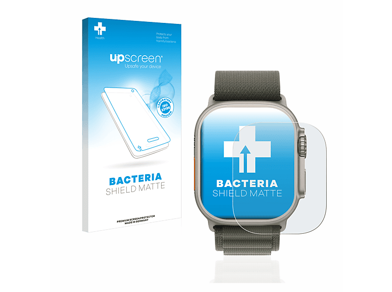 UPSCREEN antibakteriell entspiegelt (49 Watch matte Ultra Schutzfolie(für Apple mm))