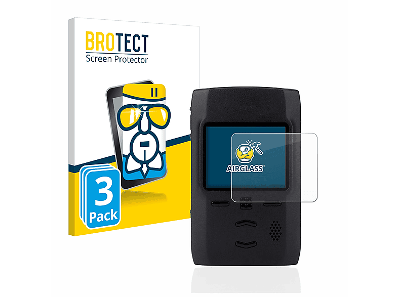 BROTECT 3x Airglass klare Motorola Schutzfolie(für TPG2200)