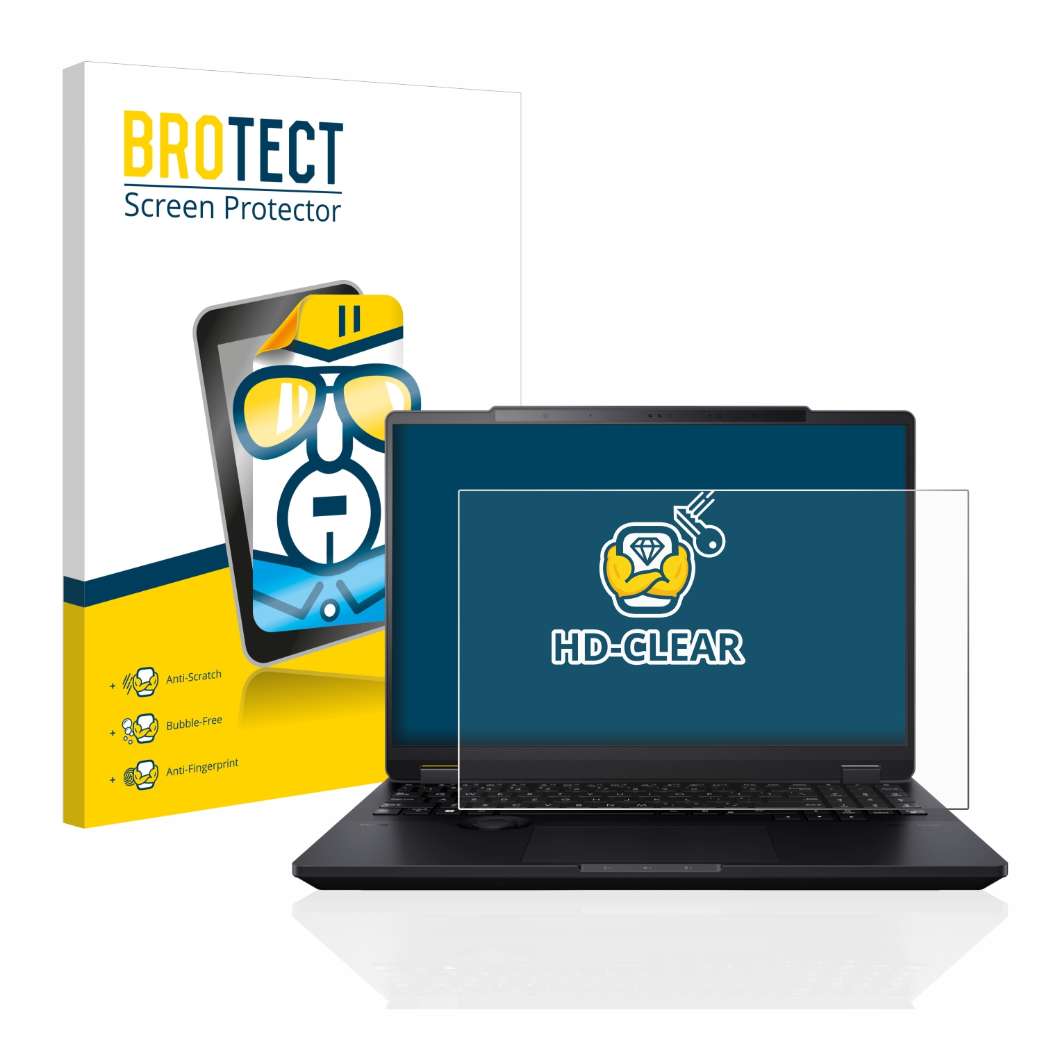 BROTECT klare Schutzfolie(für ASUS ProArt 16 3D OLED) StudioBook