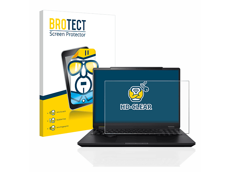 BROTECT klare Schutzfolie(für ASUS ProArt 16 3D OLED) StudioBook