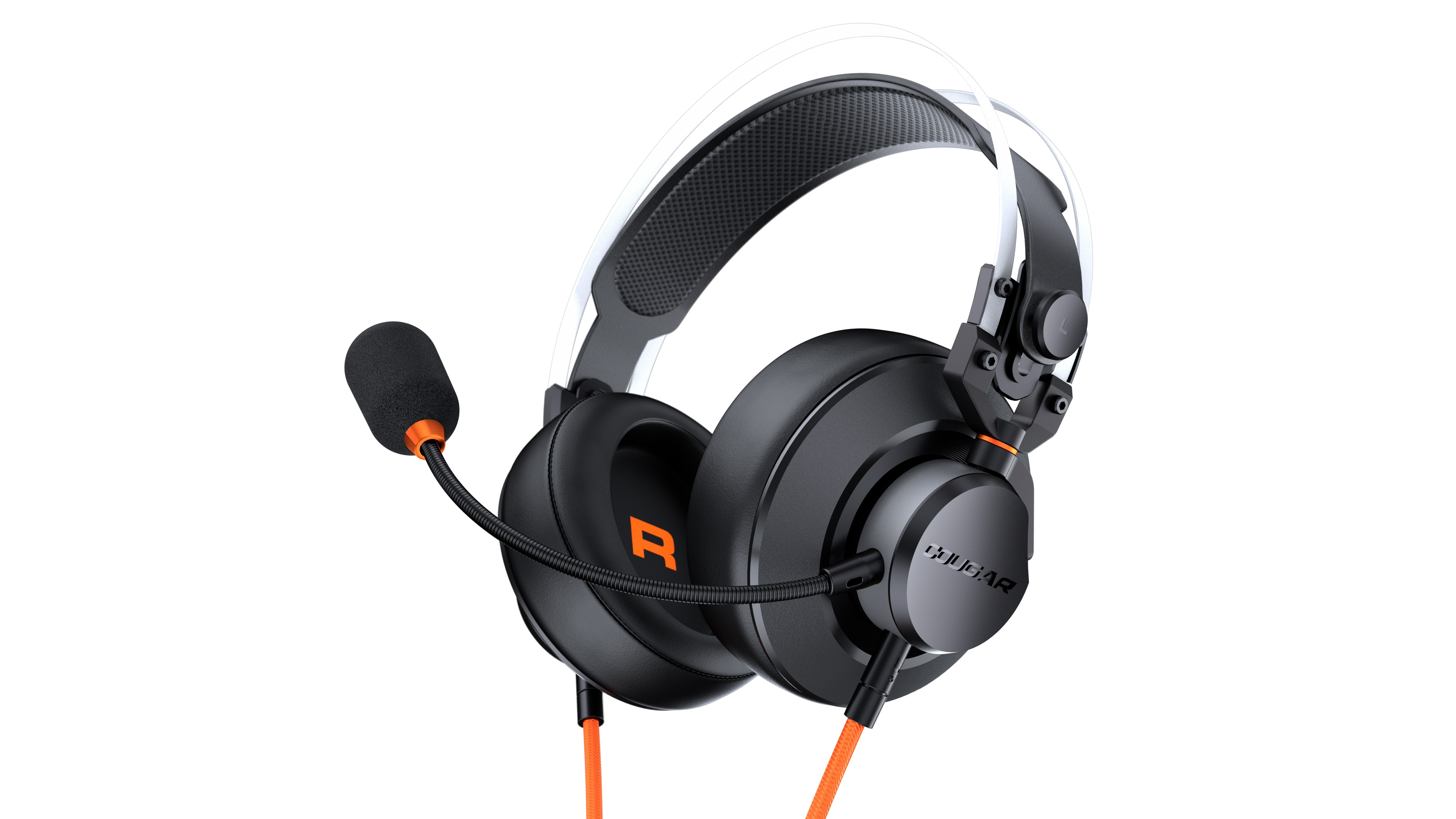 COUGAR Over-ear VM410 Headset Gaming TOURNAMENT, schwarz-orange