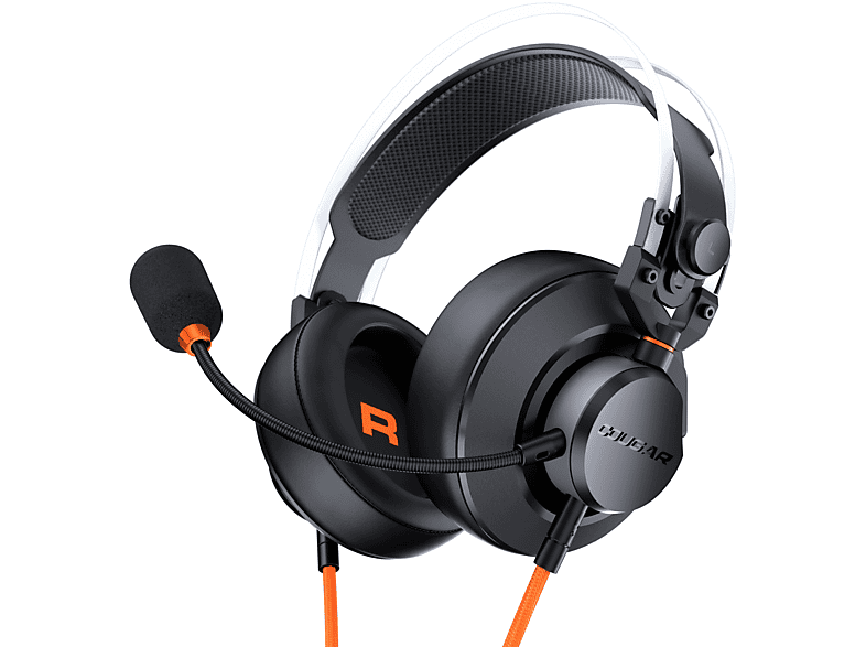 COUGAR VM410 TOURNAMENT, Over-ear Gaming Headset schwarz-orange