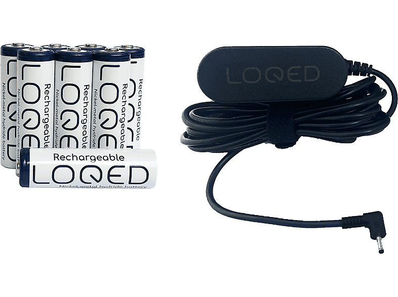 LOQED PowerKit Ladegerät Universal, schwarz