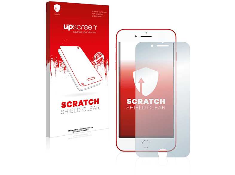 UPSCREEN klare 7 Schutzfolie(für iPhone Red) Kratzschutz Plus Apple