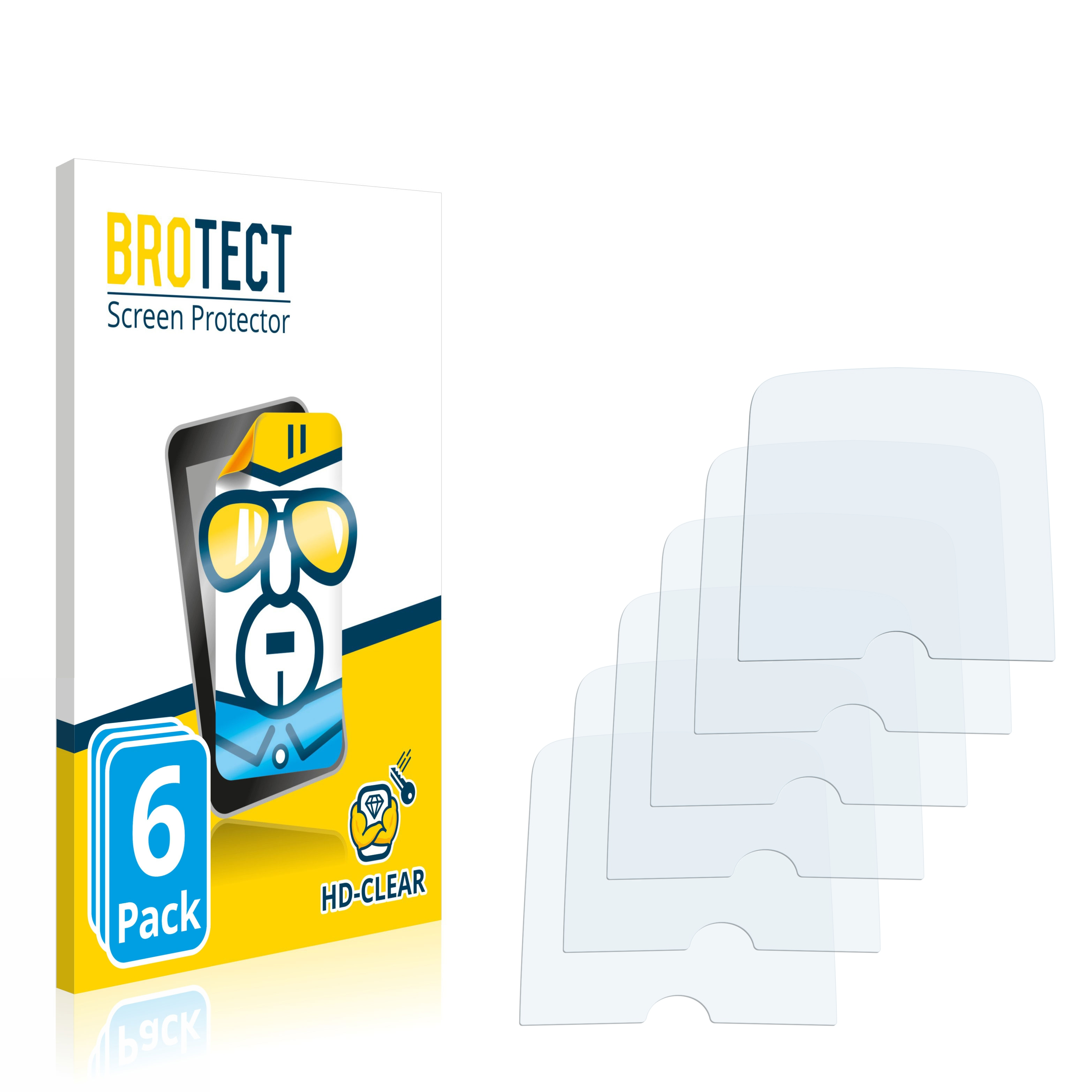 BROTECT 6x klare Schutzfolie(für EM Digital TENS/EMS) Beurer 49