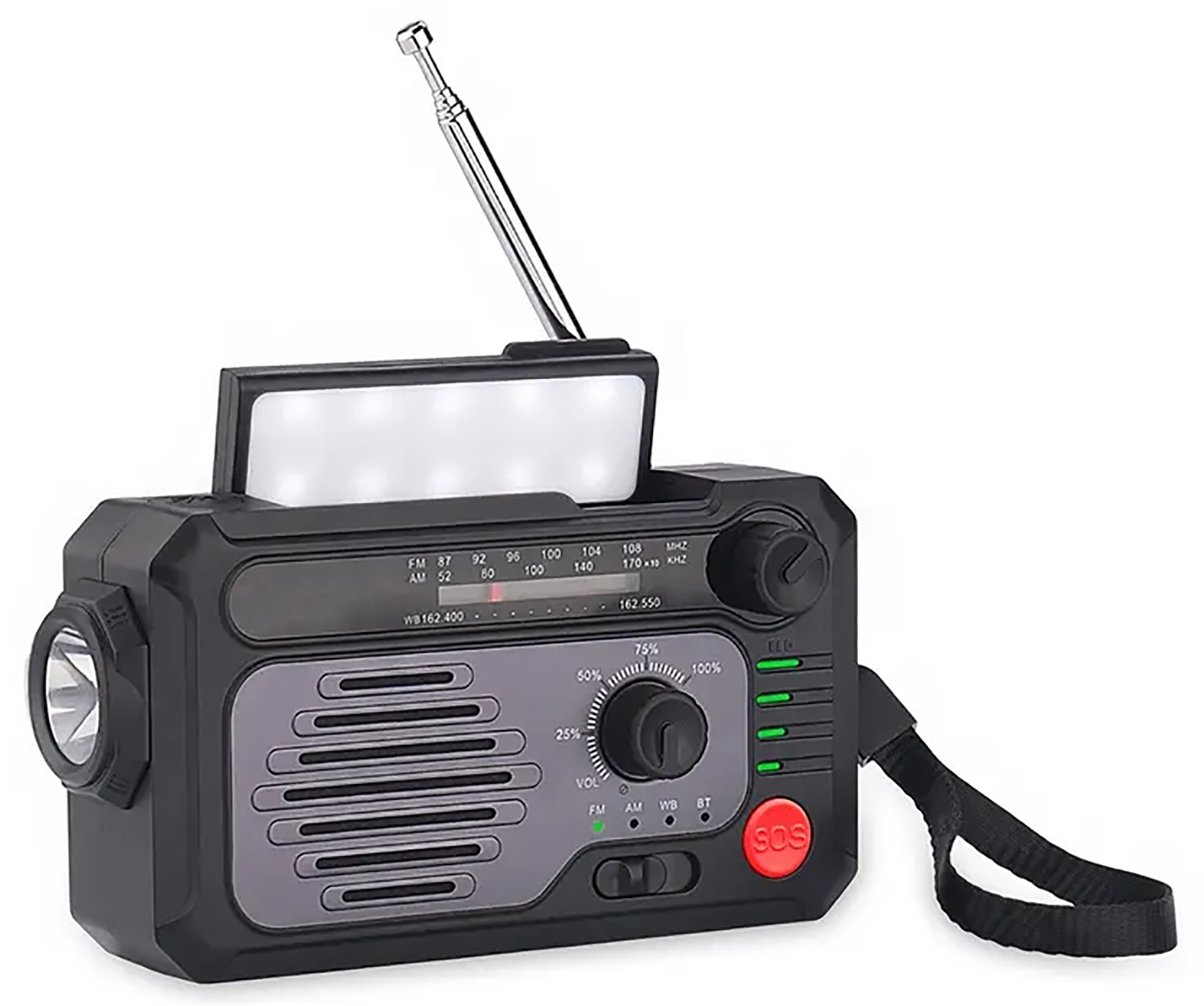 JTC 228WB Radio, FM, Bluetooth, schwarz