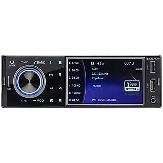 Autorradio  - RMD402DAB-BT CALIBER, Bluetooth, Aux In, Bluetooth, SD, USB, Negro