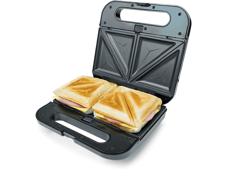 KORONA ELECTRIC 3in1 XXL Sandwichmaker Edelstahl / Schwarz SATURN