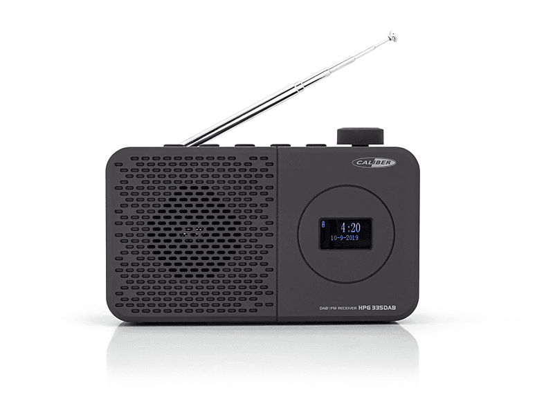 HPG335DAB FM, Schwarz radio, DAB+, Portable DAB, DAB+, CALIBER