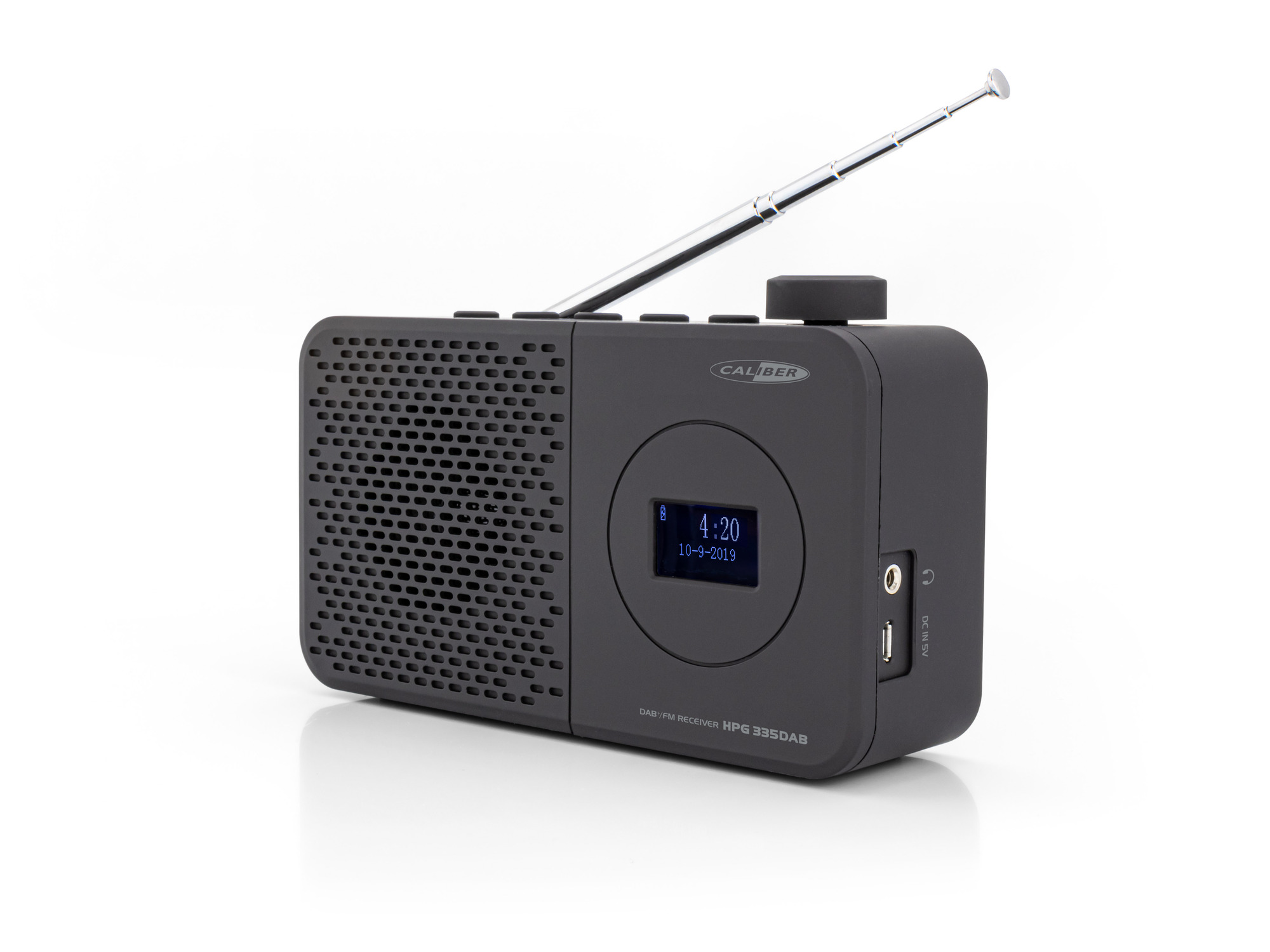 HPG335DAB DAB, CALIBER DAB+, Portable FM, DAB+, Schwarz radio,