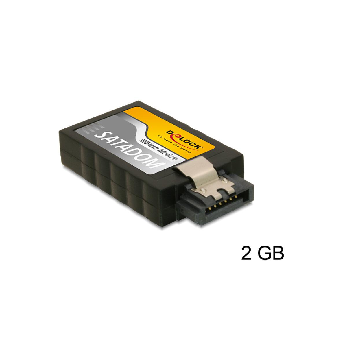DELOCK 54351, MLC Flash MB/s 26 2 Flash GB, Modul
