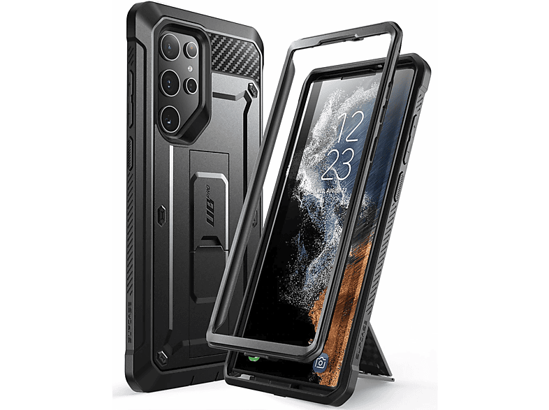 Samsung, Case Schwarz Ultra Backcover, S22 Beetle Galaxy (Schwarz), SUPCASE Ultra, Galaxy Pro Unicorn S22