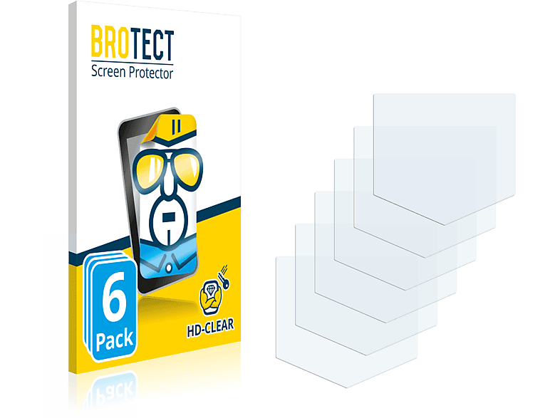 BROTECT 6x klare Schutzfolie(für Oukitel WP15 5G)