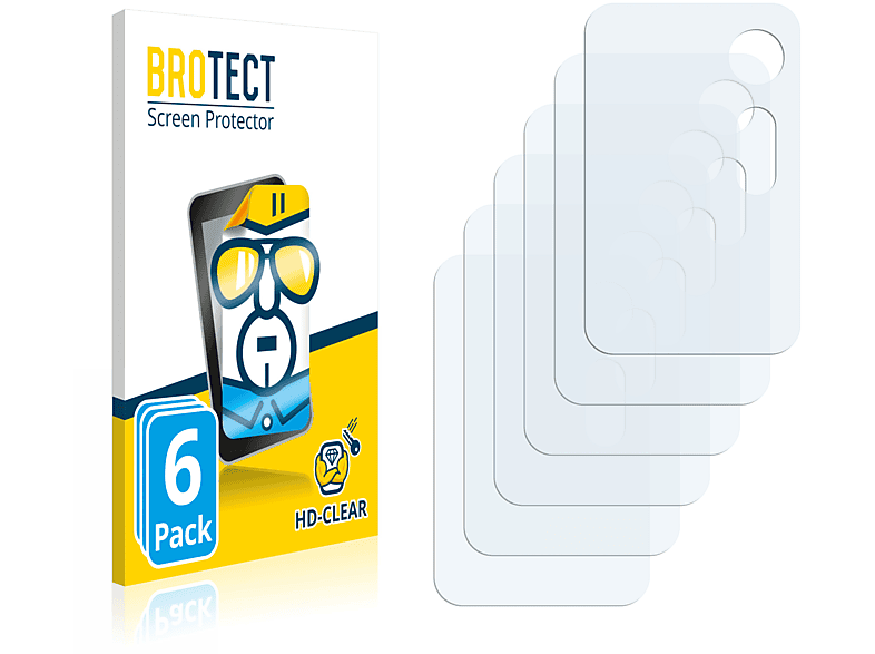 BROTECT 6x klare Schutzfolie(für Samsung Galaxy Note 20 Ultra 5G)