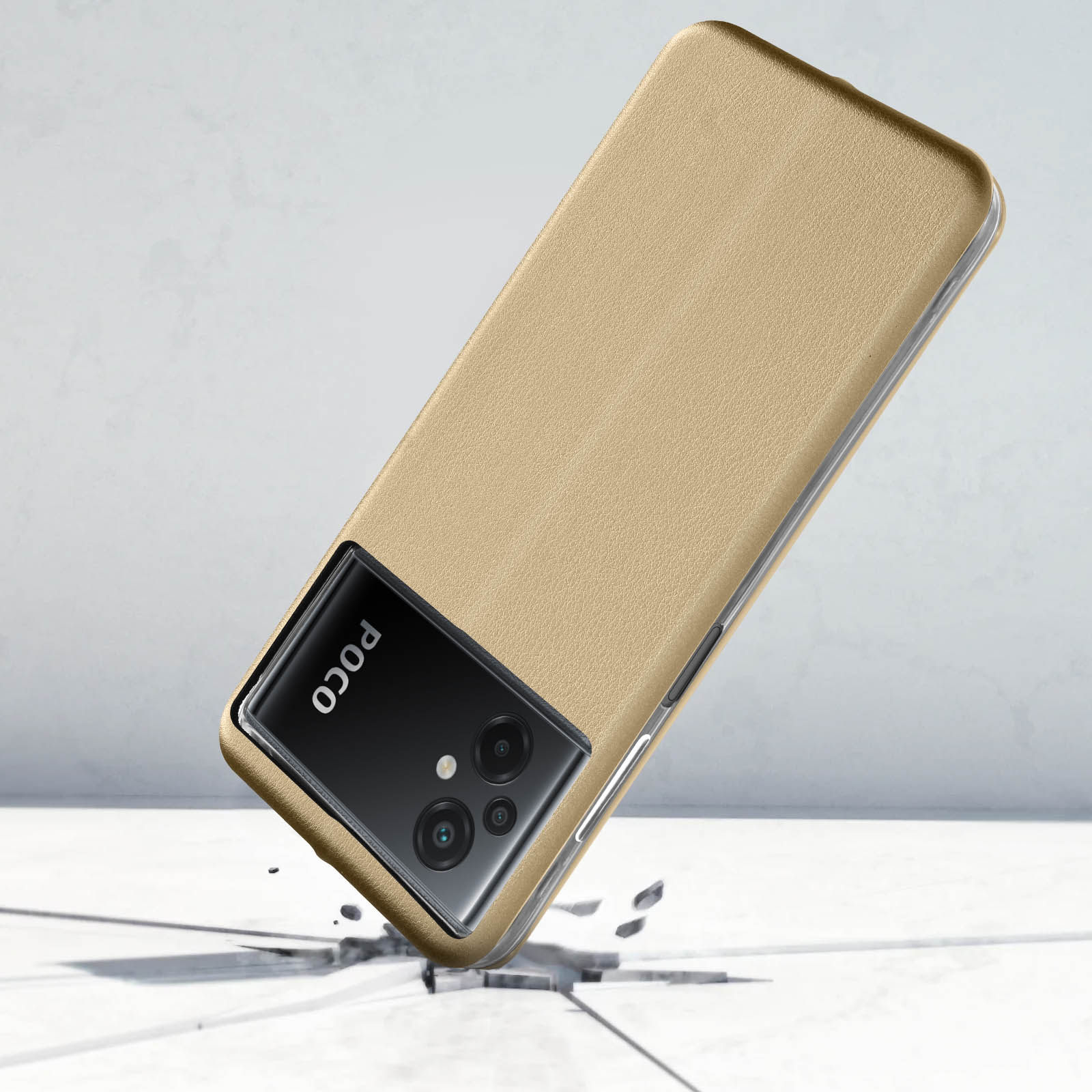Xiaomi, Gold Series, Bookcover, Wind Poco M5, AVIZAR