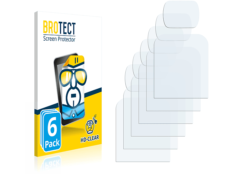 BROTECT 6x klare Schutzfolie(für DJI Pocket Osmo 2)