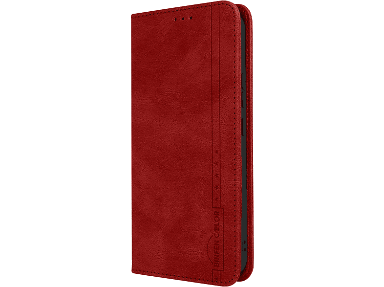 AVIZAR Bookcover, A34 Samsung, Galaxy RFID-Blocker 5G, Rot Series,