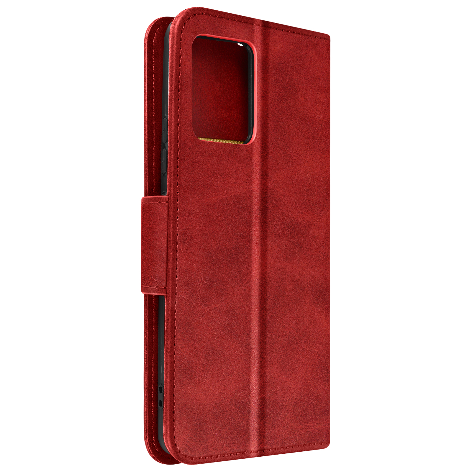 Motorola, E13, Bookcover, Luxus Moto AVIZAR Rot Series,