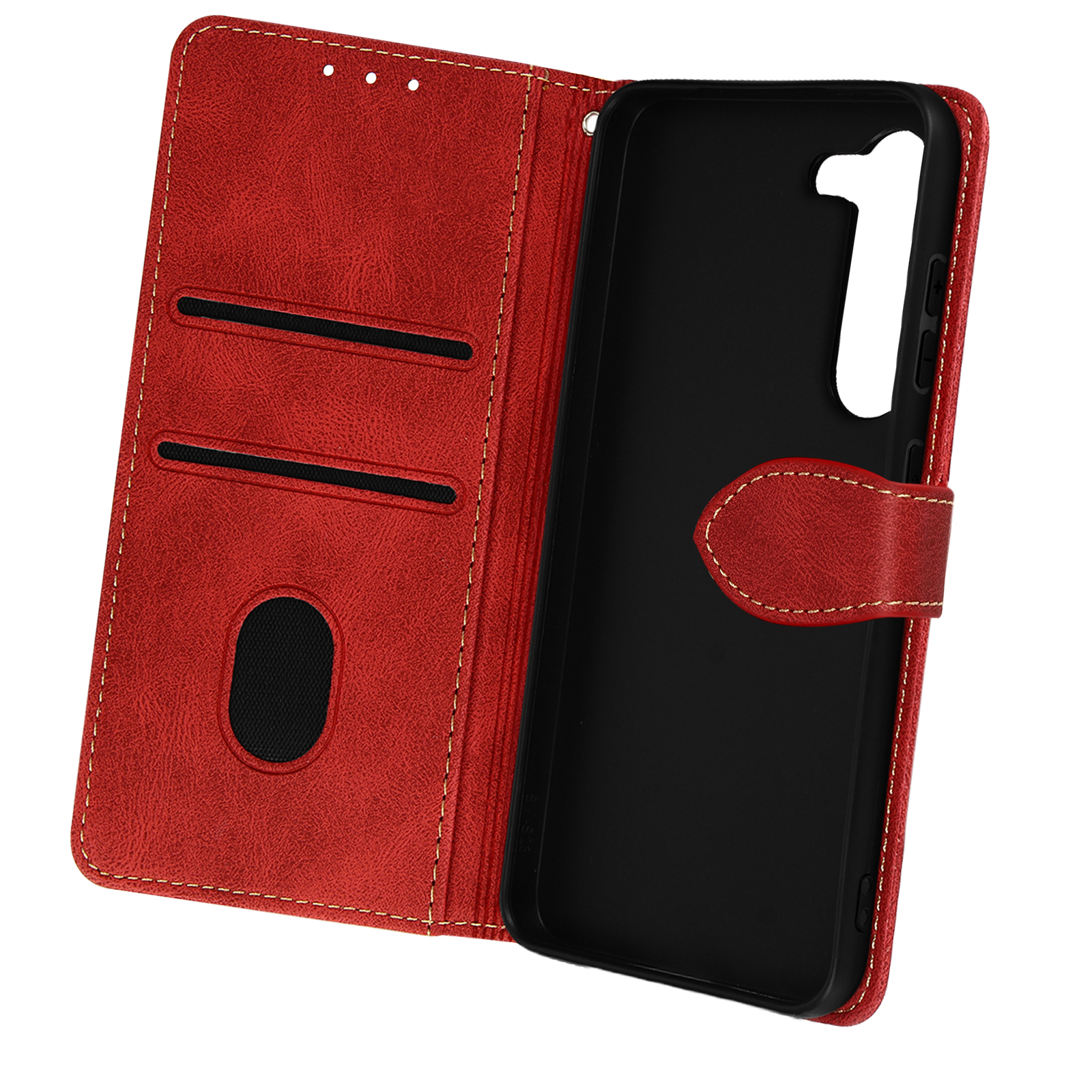 AVIZAR Lys S23, Bookcover, Series, Samsung, Rot Galaxy