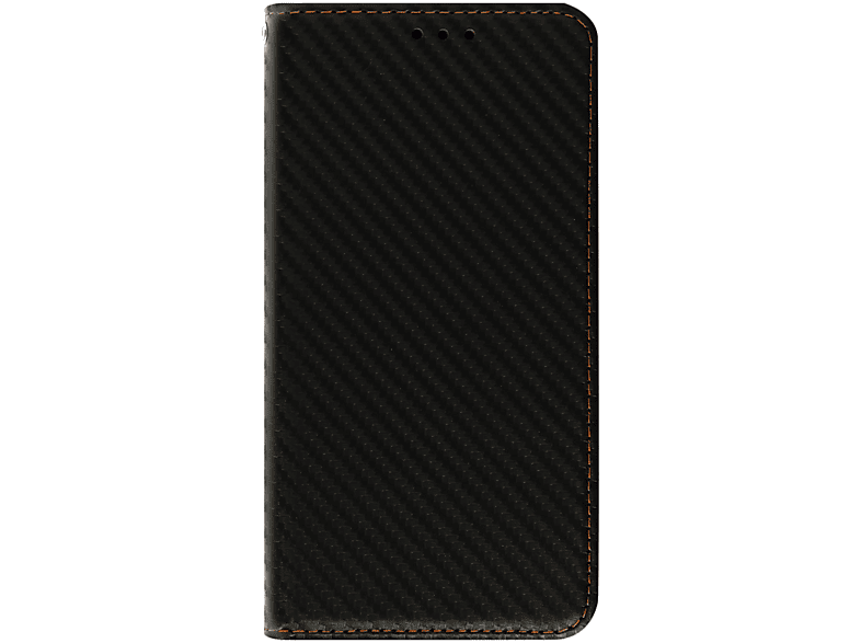 AVIZAR Carbon Series, Bookcover, Samsung, Galaxy A54 5G, Schwarz