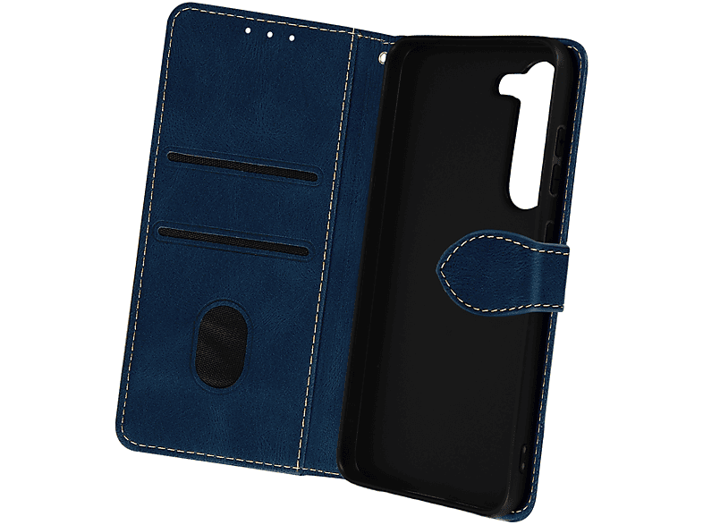 AVIZAR Lys Bookcover, Series, S23, Galaxy Samsung, Blau