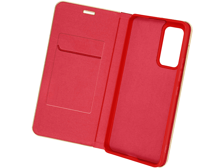AVIZAR Luna Series, Bookcover, Xiaomi, 12 Lite, Rot