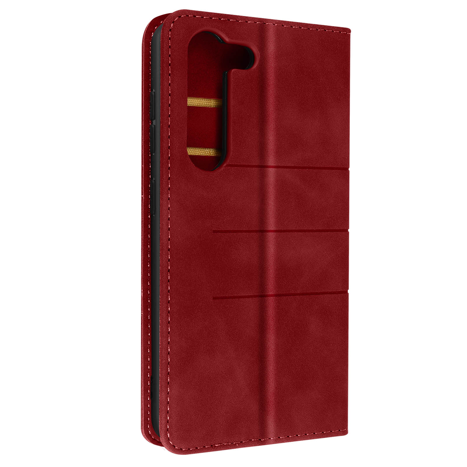 Business Samsung, S23, Galaxy AVIZAR Bookcover, Series, Rot