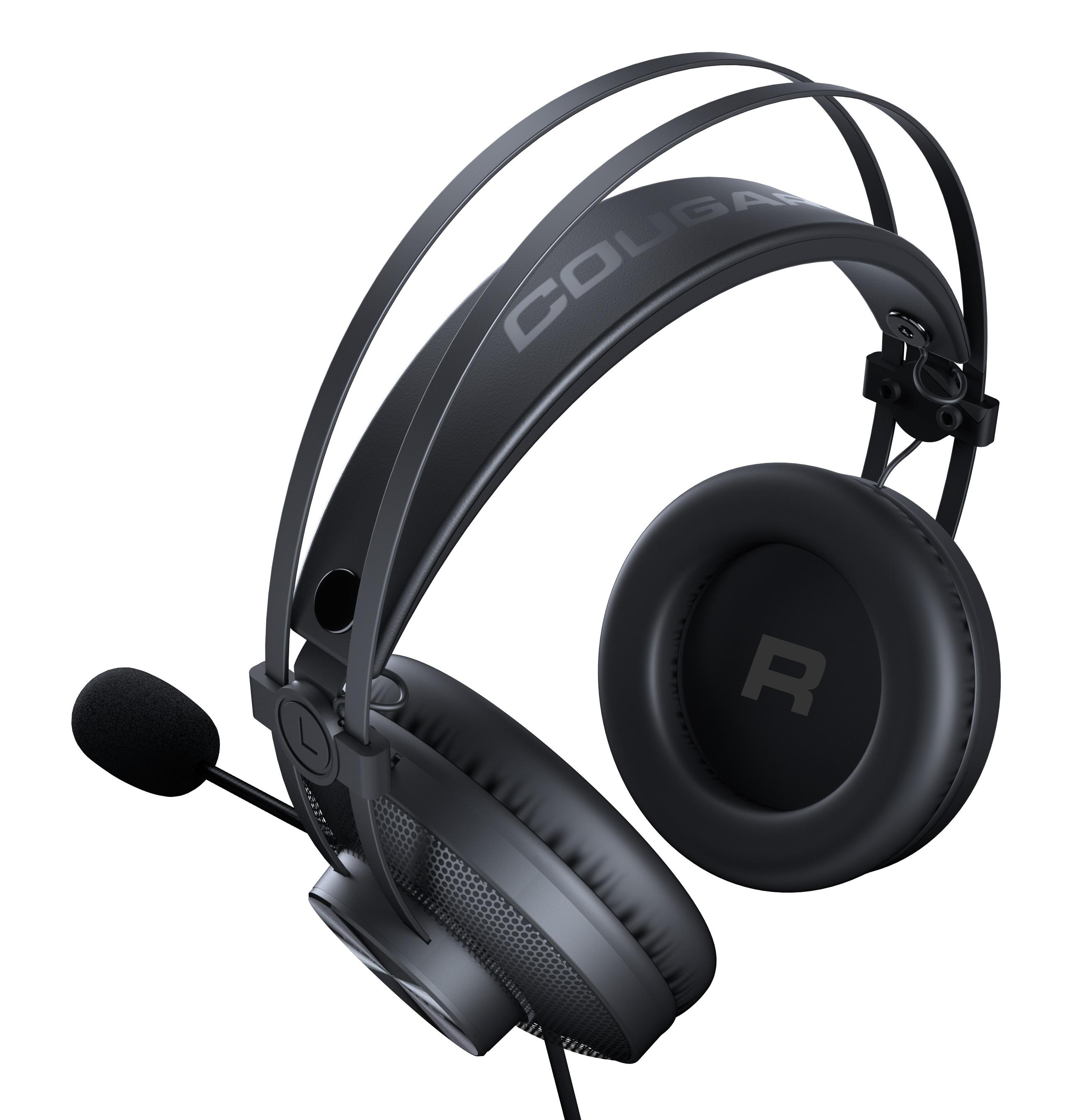 Schwarz Gaming Immersa COUGAR Headset Essential, Over-ear