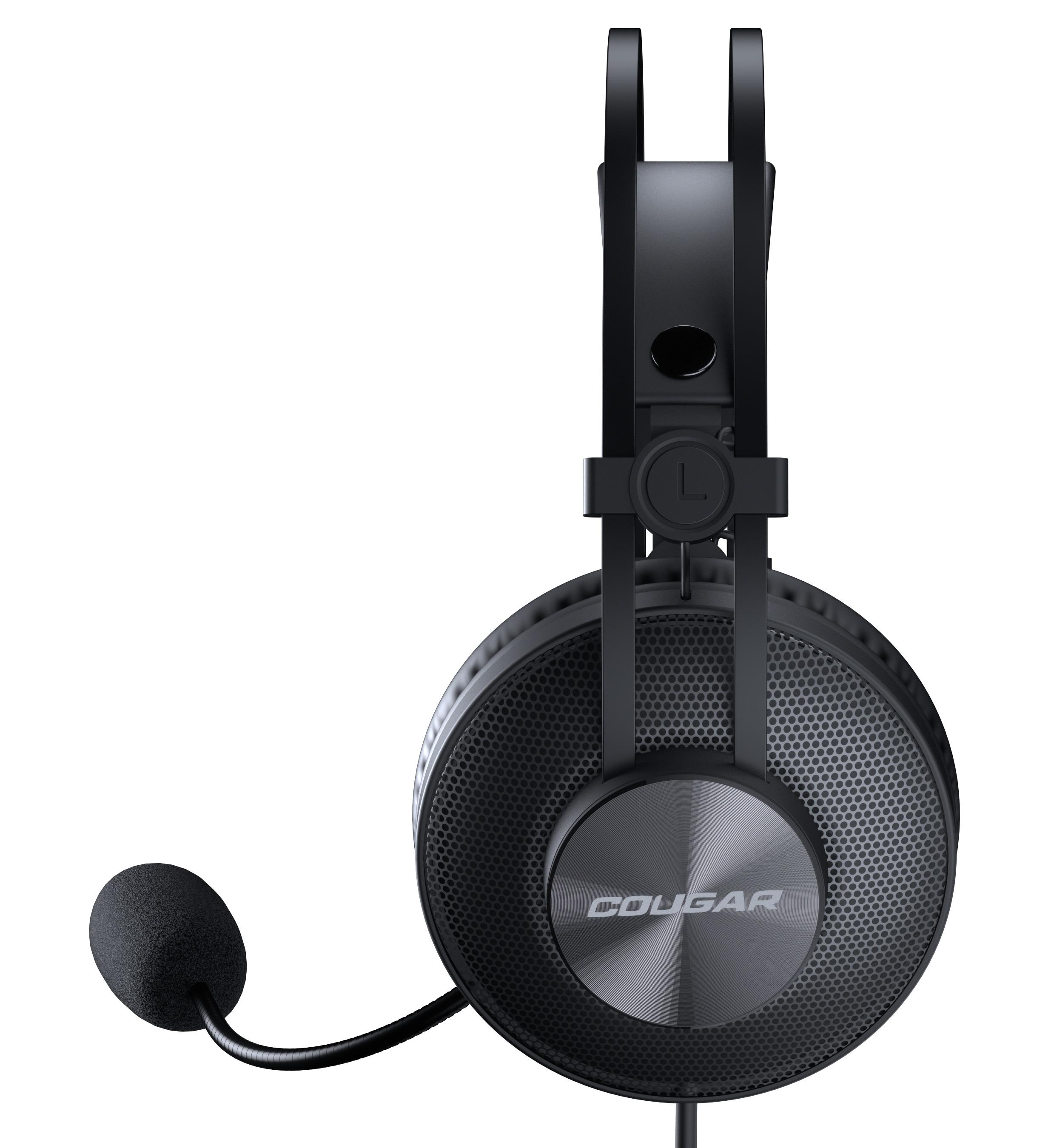 Schwarz Headset Essential, COUGAR Over-ear Immersa Gaming