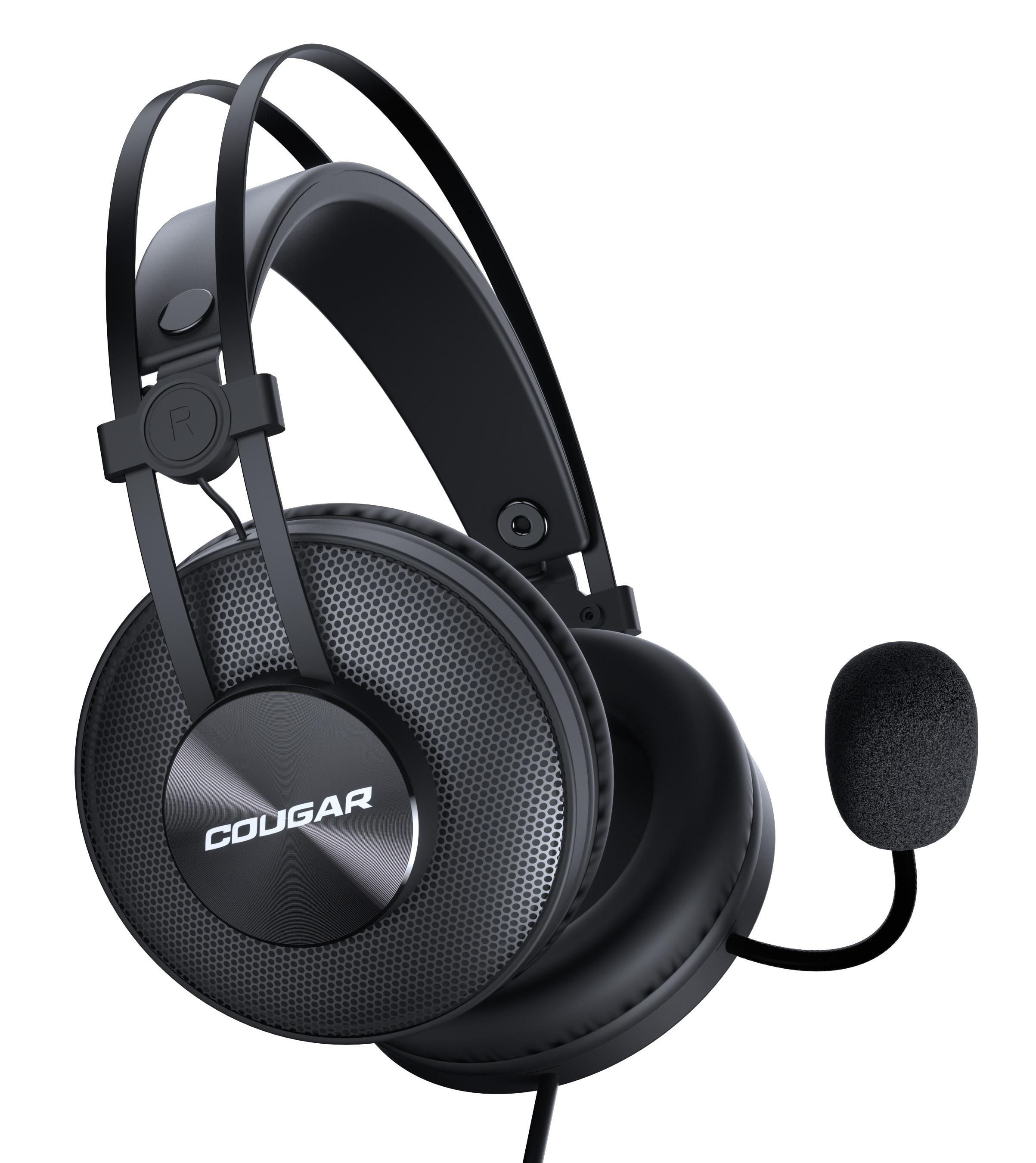 Schwarz Headset Essential, COUGAR Over-ear Immersa Gaming