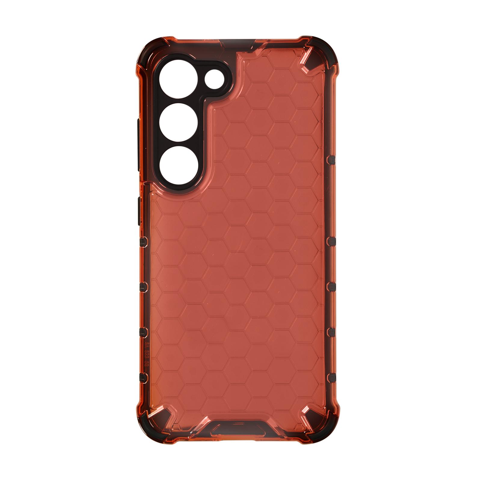 AVIZAR Galaxy Rot Samsung, S23, Backcover, Waben Series,