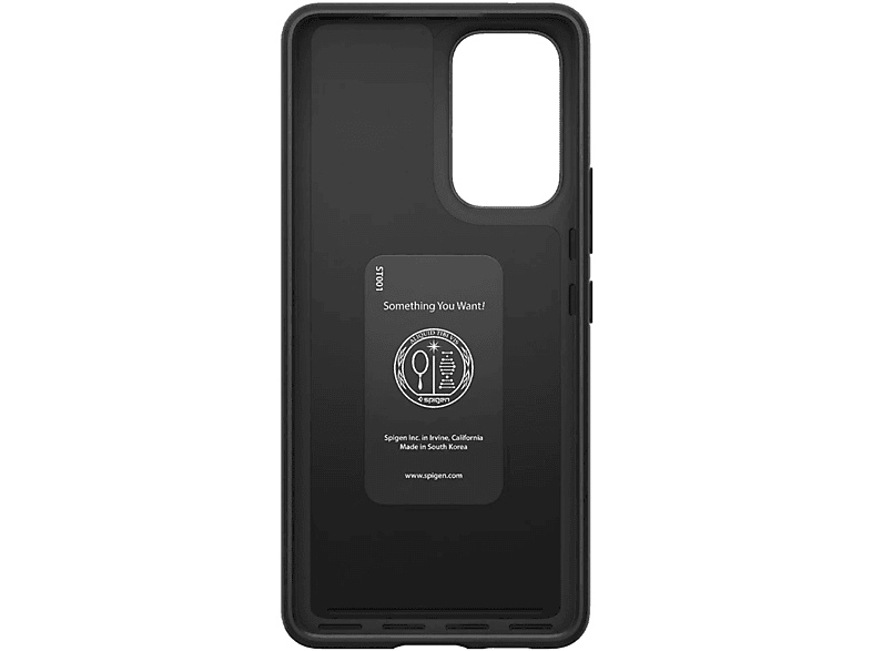 SPIGEN Thin Fit Series, Backcover, Samsung, Galaxy 5G, Schwarz A53