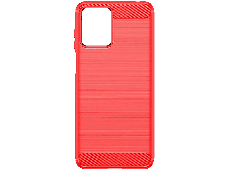 AVIZAR Carbrush Series, Backcover, Motorola, Moto G23, Rot