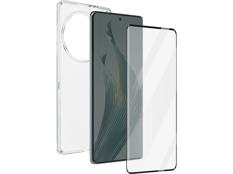 BIGBEN Schutz-Set Lite Transparent Backcover, Honor, 5 5G, Series, Magic