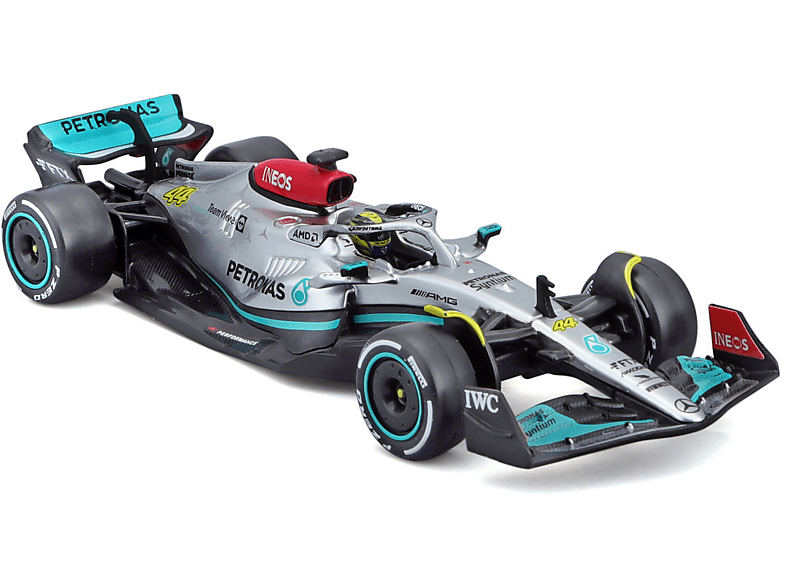 Burago 1/43 Scale 18-38065 - F1 Mercedes-AMG F1 W13 2022 #44 L.Hamilton