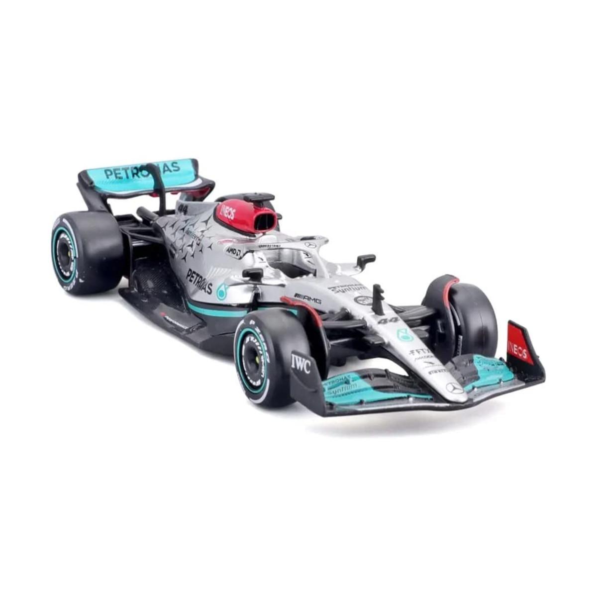 Spielzeugauto (Maßstab Mercedes-AMG Performance E F1 1:43) BBURAGO 18-38065 - Modellauto W13 Hamilton - #44