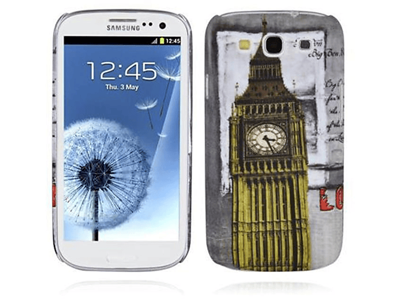 CADORABO Hülle Hard Case Schutzhülle im trendigen Design, Backcover, Samsung, Galaxy S3 / S3 NEO, LONDON - BIG BEN
